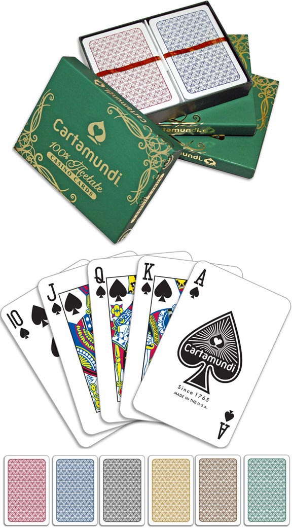 Cartamundi 50th Anniversary poker cards and chips