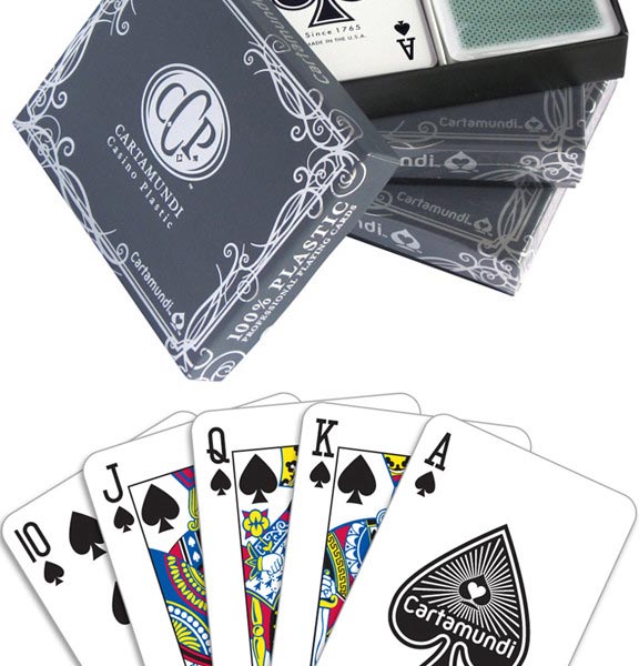 Cartamundi Casino Plastic Playing Cards Apache Poker Chips