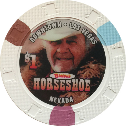 Binions Horseshoe Las Vegas NV  Casino Chip 