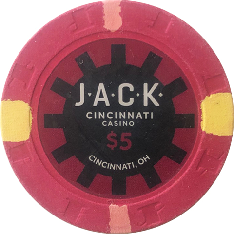 500 Jack Casino Cincinnati Paulson Poker Chips - Apache Poker Chips