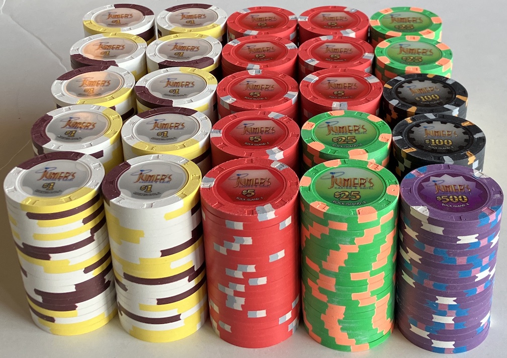 500 Jumers Casino Secondary Paulson Poker Chips Apache Poker Chips