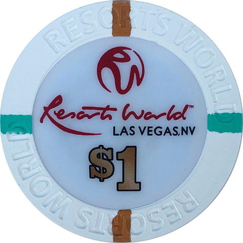 $1 Las Vegas Resorts World Casino Chip Uncirculated 