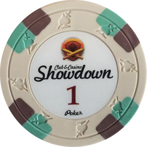 600 Showdown Poker Chip Set in an Aluminum Case, CPSD-600ALC